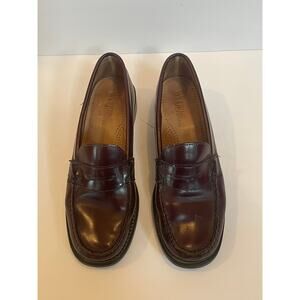 vintage weejuns bass penny loafers Katherine  burgundy leather womens shoe  7